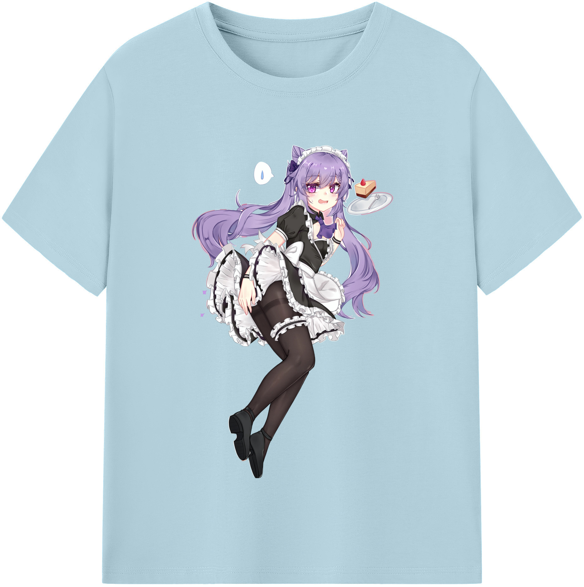 げんし神 刻晴 こくせい genshin Kokusei 綿100％半袖Tシャツ（フロントプリント）